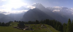 Archiv Foto Webcam Schilthorn Allmendhubel Panoramablick 07:00