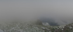 Archived image Webcam Chaeserrugg: View from the summit 13:00