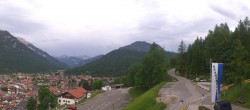 Archiv Foto Webcam Mittenwald Kranzberg-Sessellift 17:00