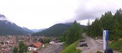 Archiv Foto Webcam Mittenwald Kranzberg-Sessellift 09:00
