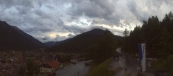Archiv Foto Webcam Mittenwald Kranzberg-Sessellift 19:00