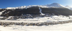 Archiv Foto Webcam Livigno: Skiort und Mottolino Fun Mountain 11:00