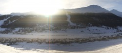 Archiv Foto Webcam Livigno: Skiort und Mottolino Fun Mountain 07:00