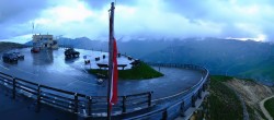 Archived image Webcam Grossglockner High Alpine Road - Edelweißspitze 19:00