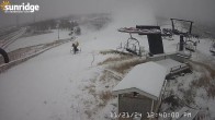 Archiv Foto Webcam Blick auf Porcupine Sunridge Ski Area 11:00