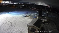 Archiv Foto Webcam Blick auf Porcupine Sunridge Ski Area 03:00