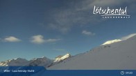 Archived image Webcam Lauchernalp Ski Resort - Stafel 08:00