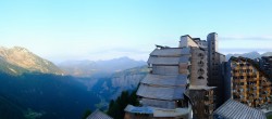 Archiv Foto Webcam Portes du Soleil - Panorama Avoriaz 05:00