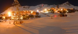 Archiv Foto Webcam Les 3 Vallées - Talstation Val Thorens 03:00