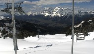 Archived image Webcam Hauser Kaibling (Styria) - Top station chairlift &#39;Alm 6er&#39; 13:00