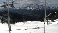 Archived image Webcam Hauser Kaibling (Styria) - Top station chairlift &#39;Alm 6er&#39; 15:00
