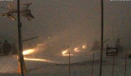 Archived image Webcam Hauser Kaibling (Styria) - Top station chairlift &#39;Alm 6er&#39; 23:00