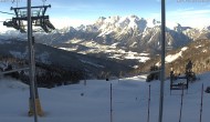 Archiv Foto Webcam Hauser Kaibling (Schladming-Dachstein) - Bergstation Sessellift &#39;Alm 6er&#39; 13:00