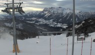 Archiv Foto Webcam Hauser Kaibling (Schladming-Dachstein) - Bergstation Sessellift &#39;Alm 6er&#39; 15:00