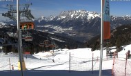 Archiv Foto Webcam Hauser Kaibling: Bergstation Sessellift Alm 6er 11:00