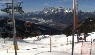 Archiv Foto Webcam Hauser Kaibling: Bergstation Sessellift Alm 6er 13:00