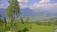 Archiv Foto Webcam Hauser Kaibling: Höfi Express Abfahrt 13:00