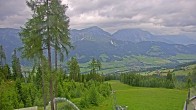 Archived image Webcam Hauser Kaibling (Styria) - Downhill Höfi Express 13:00