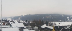 Archived image Webcam Panoramic view from hotel Herrschaftstaverne towards village Haus im Ennstal, Styria 08:00