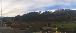 Archived image Webcam Panoramic view from hotel Herrschaftstaverne towards village Haus im Ennstal, Styria 11:00