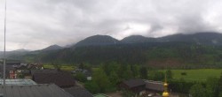 Archived image Webcam Panoramic view from hotel Herrschaftstaverne towards village Haus im Ennstal, Styria 09:00