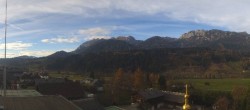 Archived image Webcam Panoramic view from hotel Herrschaftstaverne towards village Haus im Ennstal, Styria 13:00