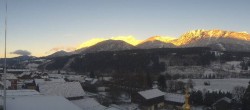 Archived image Webcam Panoramic view from hotel Herrschaftstaverne towards village Haus im Ennstal, Styria 07:00