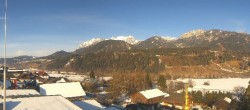 Archived image Webcam Panoramic view from hotel Herrschaftstaverne towards village Haus im Ennstal, Styria 09:00