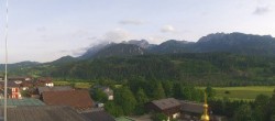 Archived image Webcam Panoramic view from hotel Herrschaftstaverne towards village Haus im Ennstal, Styria 01:00