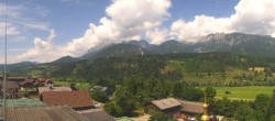 Archived image Webcam Panoramic view from hotel Herrschaftstaverne towards village Haus im Ennstal, Styria 11:00