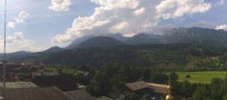 Archived image Webcam Panoramic view from hotel Herrschaftstaverne towards village Haus im Ennstal, Styria 15:00