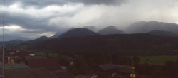 Archived image Webcam Panoramic view from hotel Herrschaftstaverne towards village Haus im Ennstal, Styria 17:00