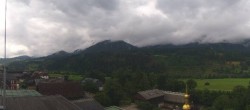 Archived image Webcam Panoramic view from hotel Herrschaftstaverne towards village Haus im Ennstal, Styria 09:00