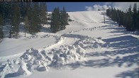 Archived image Webcam Riesneralm - Donnersbachwald: Slope 6er Schuss and chairlift Panorama 15:00