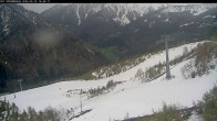 Archived image Webcam Riesneralm - Slope Nr. 9 and chairlift Panorama 15:00