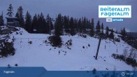 Archiv Foto Webcam Fageralm: Panoramablick Skigebiet 01:00