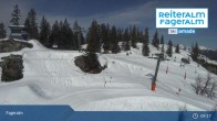 Archived image Webcam View towards ski resort Fageralm (Schladming-Dachstein) 08:00