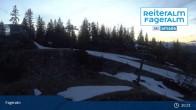 Archiv Foto Webcam Fageralm: Panoramablick Skigebiet 04:00