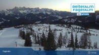 Archiv Foto Webcam Fageralm: Panoramablick Skigebiet 07:00