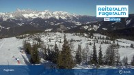 Archiv Foto Webcam Fageralm: Panoramablick Skigebiet 12:00