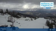 Archiv Foto Webcam Fageralm: Panoramablick Skigebiet 12:00