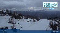 Archiv Foto Webcam Fageralm: Panoramablick Skigebiet 18:00