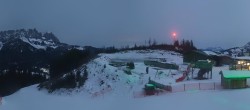 Archived image Webcam Panorama Astberg - SkiWelt Wilder Kaiser 23:00