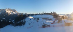 Archived image Webcam Panorama Astberg - SkiWelt Wilder Kaiser 07:00