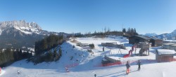 Archived image Webcam Panorama Astberg - SkiWelt Wilder Kaiser 09:00