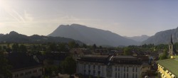 Archived image Webcam Bad Goisern: village Panorama 07:00