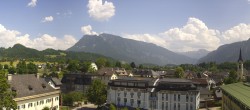 Archived image Webcam Bad Goisern: village Panorama 13:00