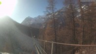 Archived image Webcam Grächen - Suspension Bridge 11:00