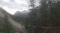 Archived image Webcam Grächen - Suspension Bridge 15:00