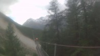 Archived image Webcam Grächen - Suspension Bridge 17:00